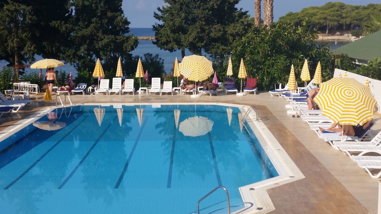 Terrassenaussicht Incekum Su Hotel
