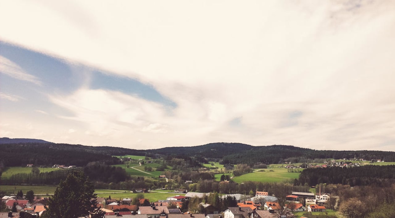 Ausblick vom Zimmer Spirit & SPA Hotel Birkenhof am Elfenhain