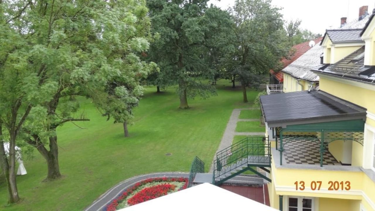 Blick aus dem Fenster Hotel Pałac Lucja