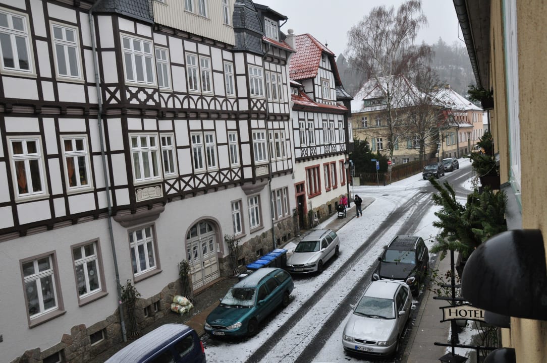 Blick aus Zimmer 206 Altwernigeröder Apparthotel