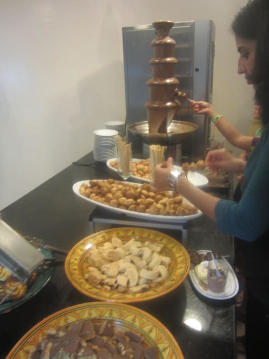 Schokobrunnen Iberostar Waves Founty Beach