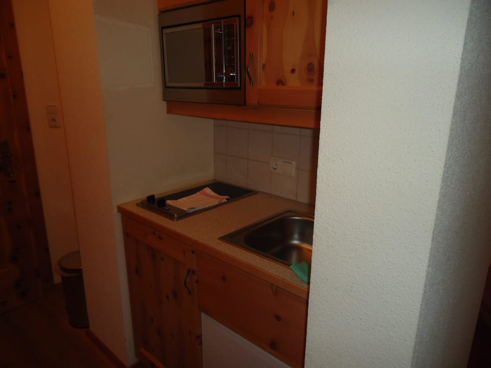 Miniküche u.a. mit Mikrowelle und Spülmaschine! Gasthof Sagritzerwirt