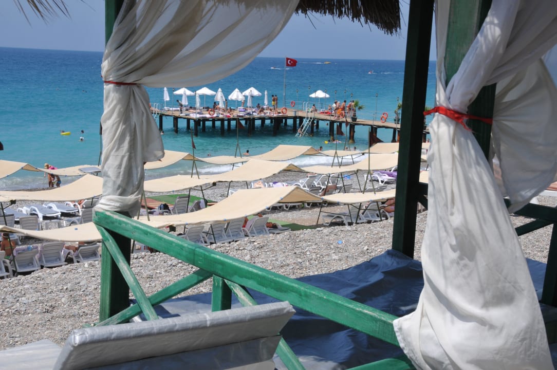 Blick auf den Strand Botanik Hotel & Resort