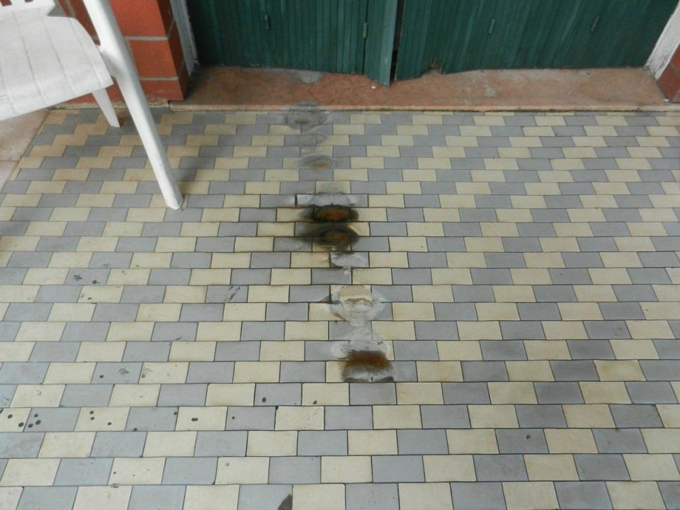 Terrasse vor dem Zimmer Hotel Marco Polo