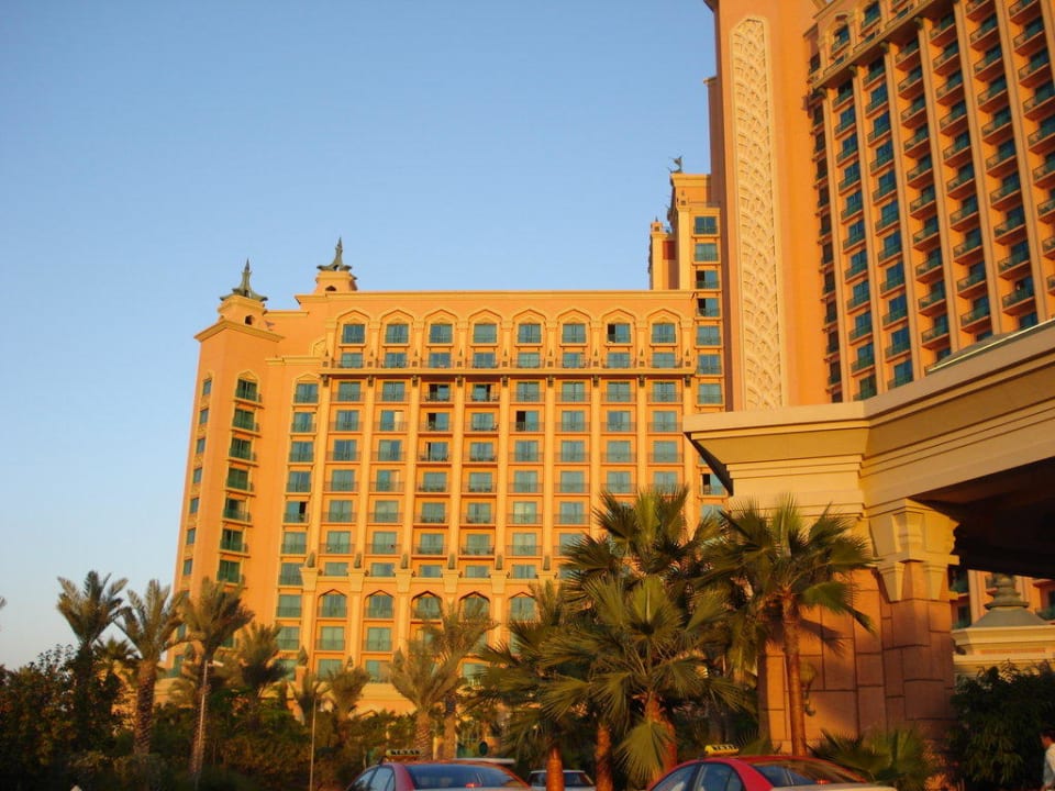 Seitlicher Teil des Hotels Atlantis, The Palm