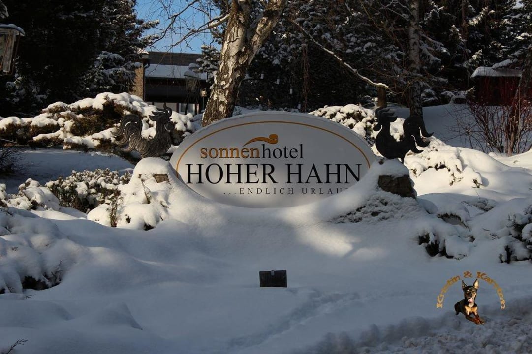 Werbeschild Sonnenhotel Hoher Hahn