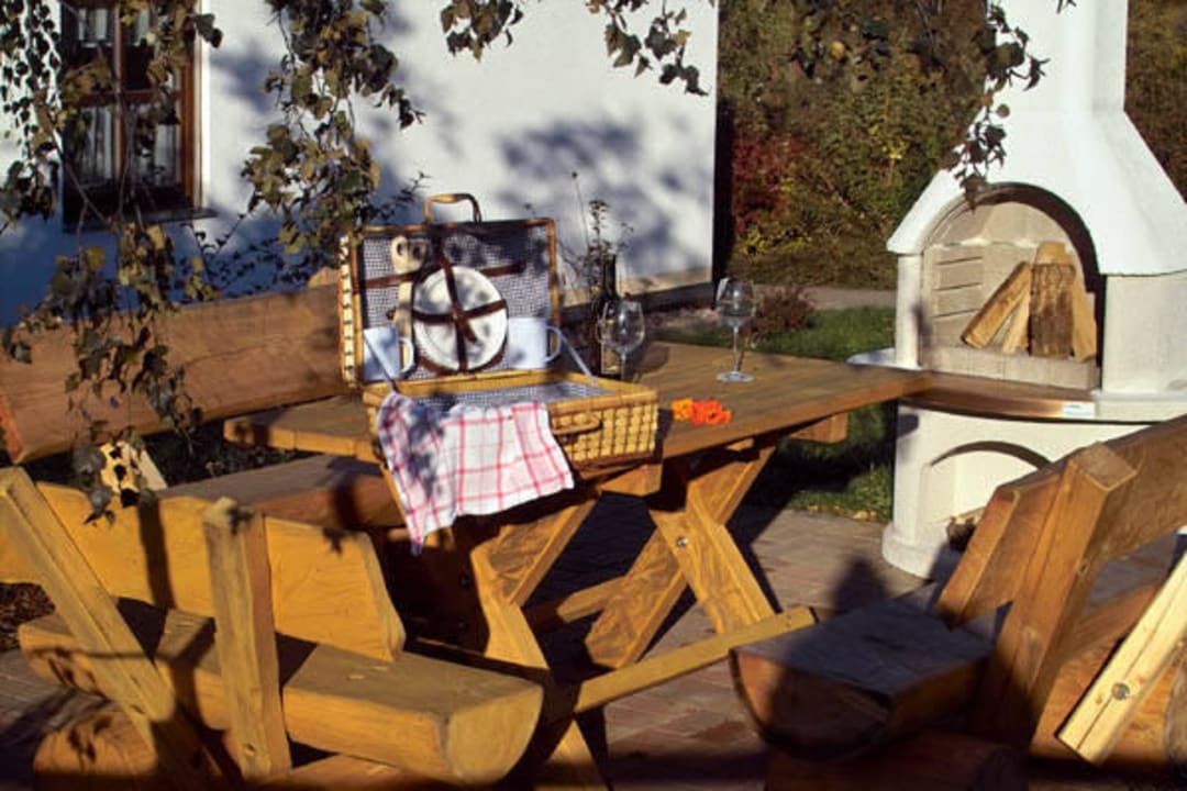 Grillplatz am Ferienhaus Ferienwohnungen Johannesberg