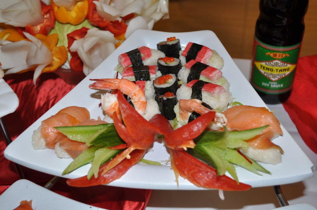 Sushi am Fischabend Port Side Resort Hotel