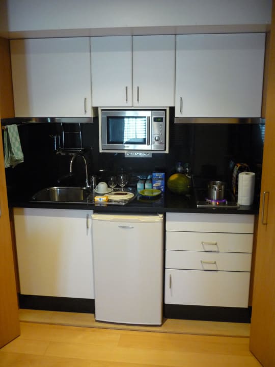 Kitchenette im Gebäude A Hotel Golden Residence