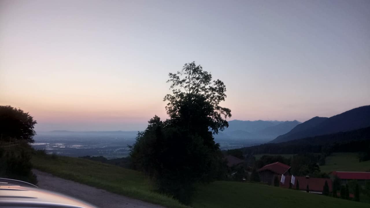 Ausblick Ferienhaus Stipfing