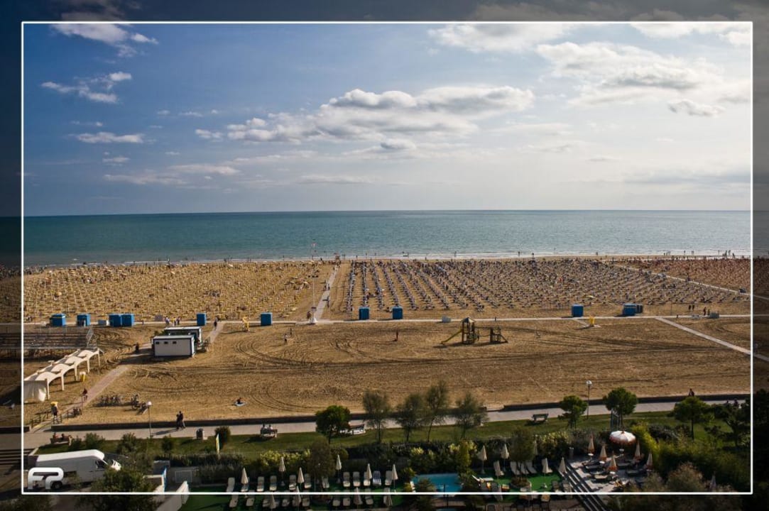 Ausblick von der Dachterrasse Bibione Palace