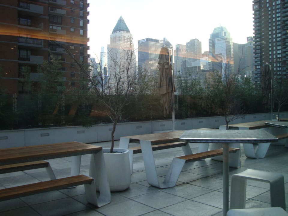 Dachterrasse im Winter YOTEL New York