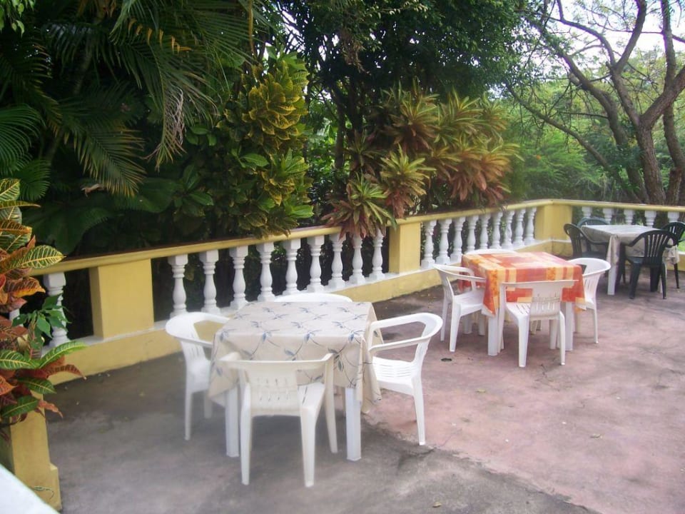 Terrasse vor dem Restaurant Hotel Casa del Sol