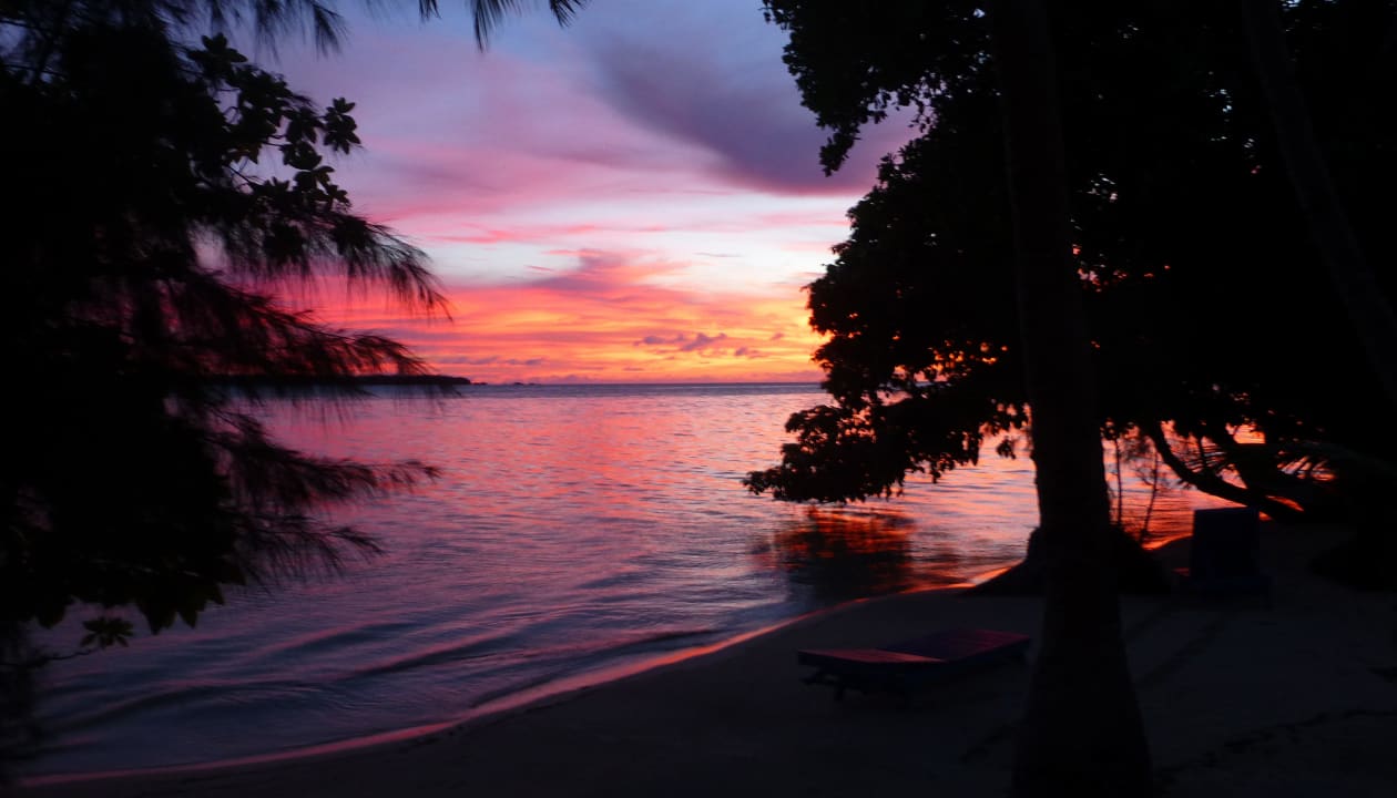 Abendstimmung auf Carp Carp Island Resort