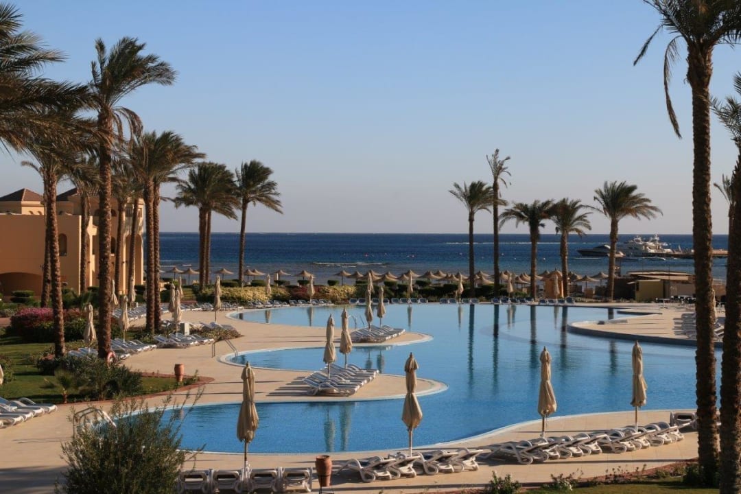 Guten Morgen, Blick aus dem Zimmer 4124 Cleopatra Luxury Resort Makadi Bay