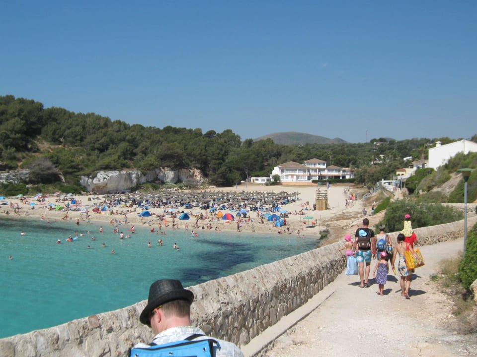 Zugang Strand blau punta reina