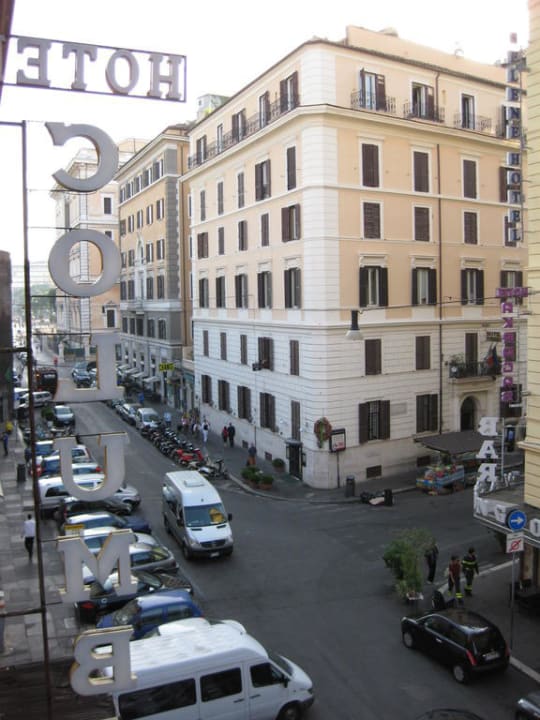 Zimmer 304, Ausblick  Hotel Columbia