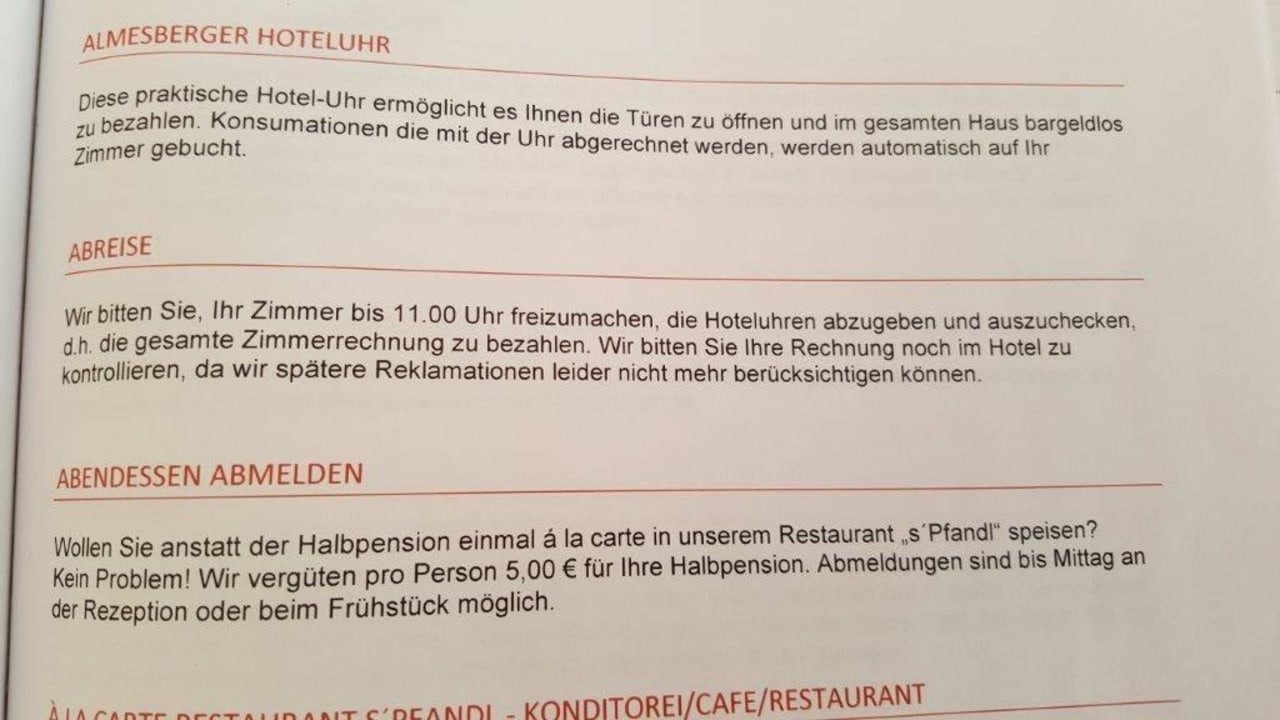 Information Hotel Almesberger
