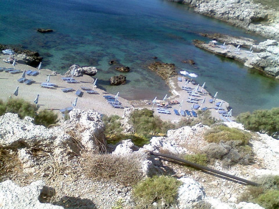 Strand von oben Hotel Kalithea Horizon Royal