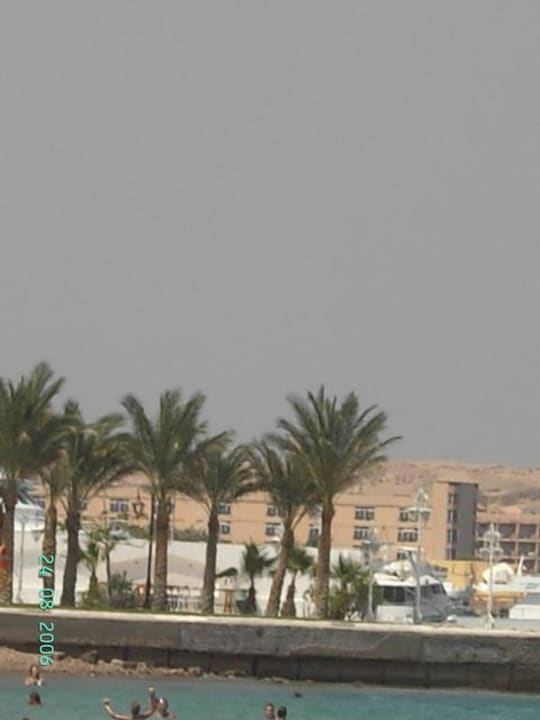 Meer, Palmen, Strand  The Grand Hotel Hurghada