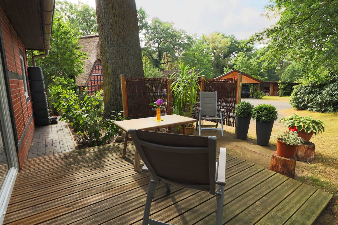 Terrasse Ferienhaus Ostehof Weertzen