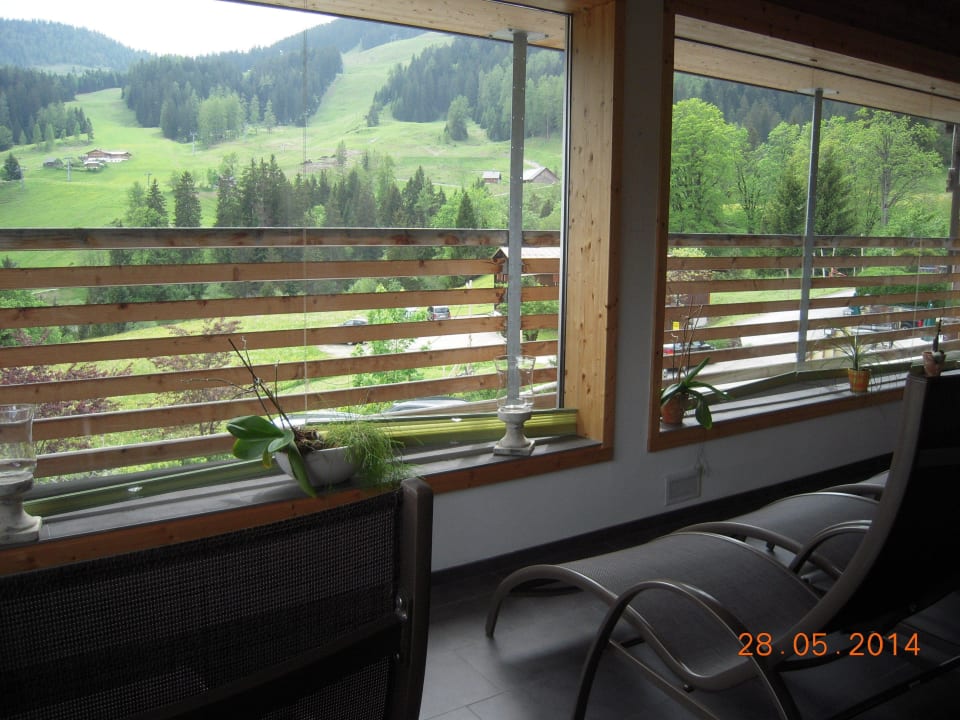 Ausblick vom Ruheraum Hotel Dunza