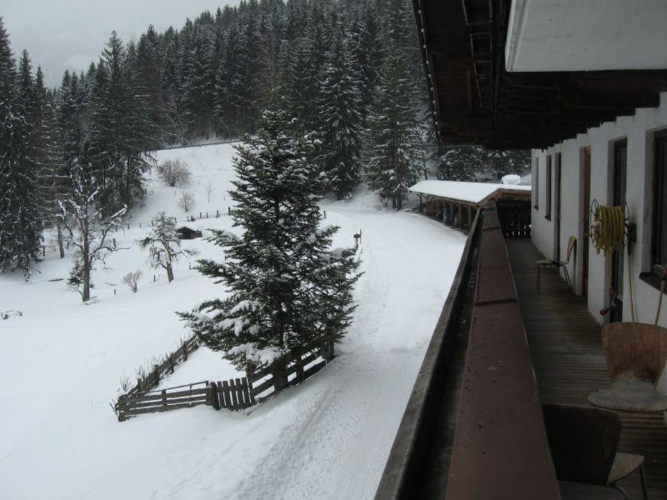 Balkon Ausblick Seiterhof