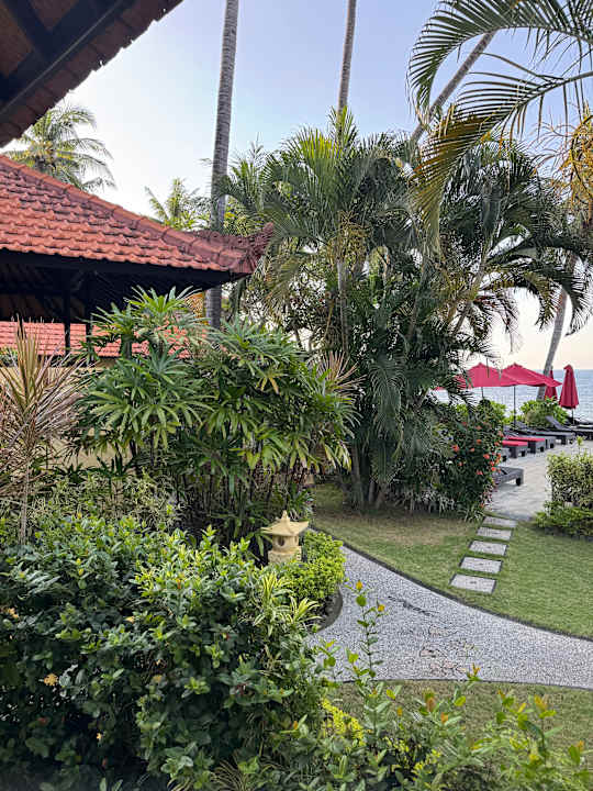 Gartenanlage Teluk Karang Dive & Spa Resort Bali