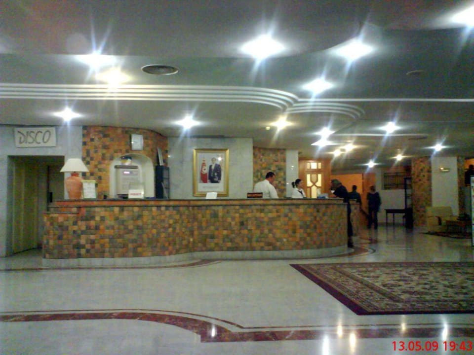 Rezeption Hotel El Mouradi Skanes Beach