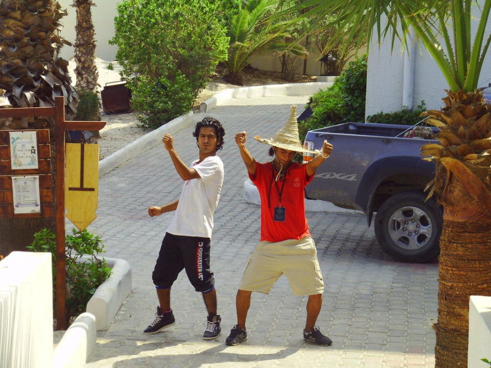 Zwei vom Animateurteam Alassio Hotel and Thalasso