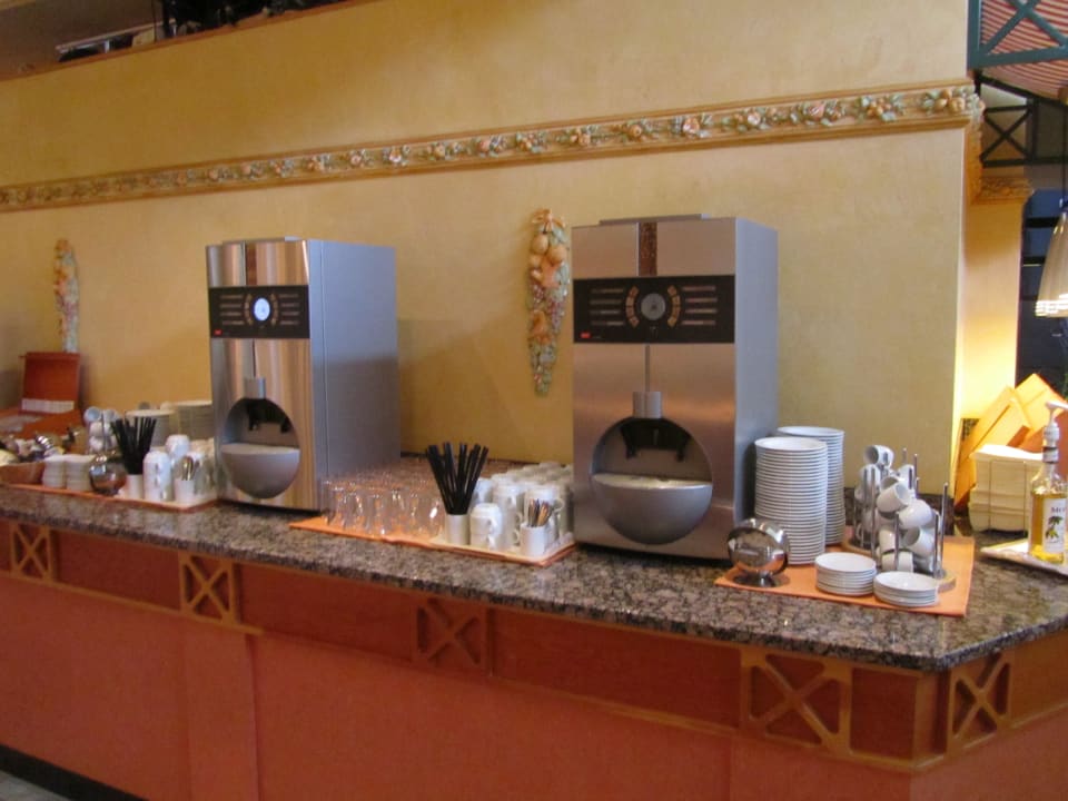 Kaffeeautomaten im Restaurant Eurostrand Resort Lüneburger Heide