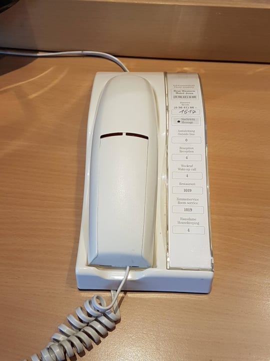 Verschmutzes Telefon Best Western Hotel Jena