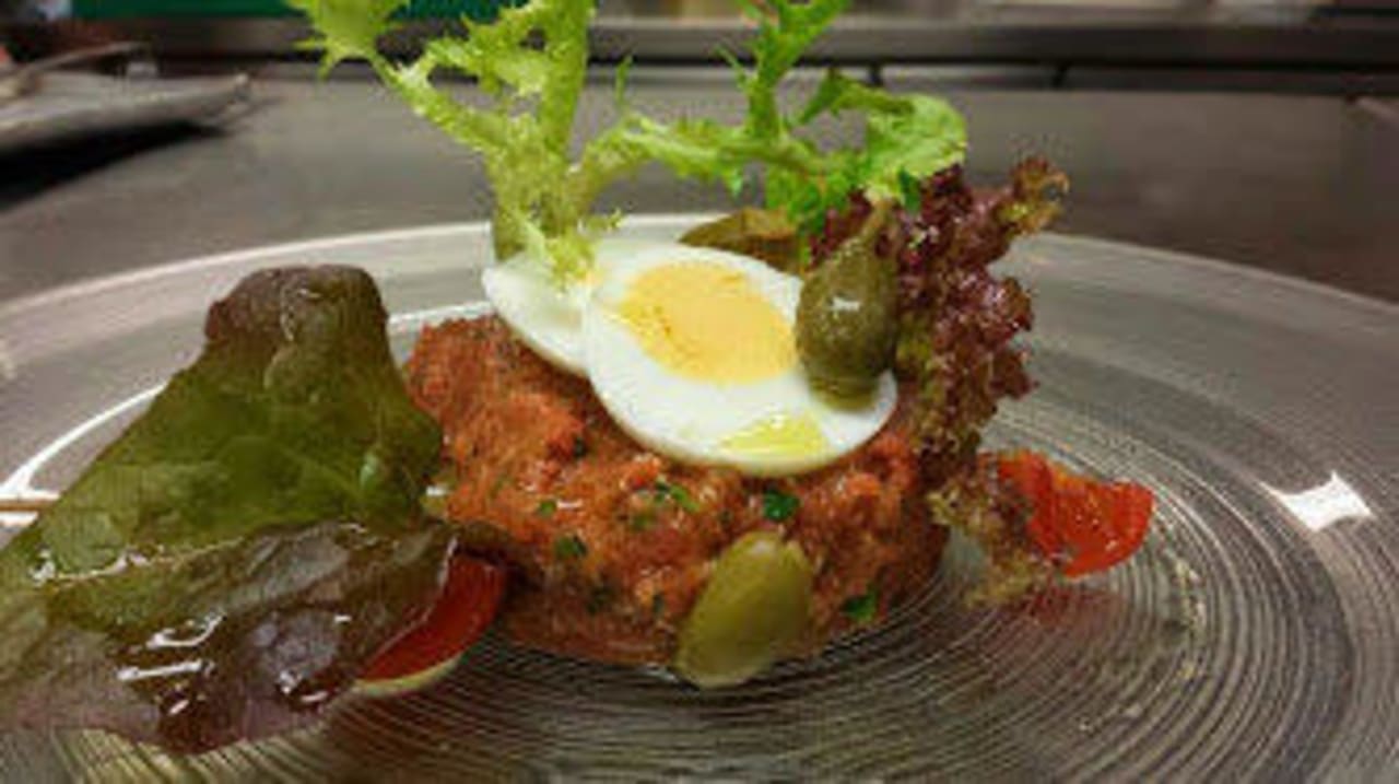 A must: beef tartare Hotel Ristorante t3e terre