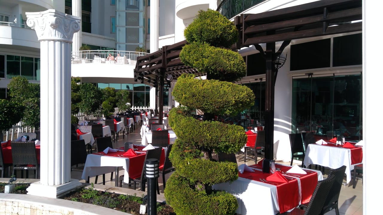 Außenbereich Hauptrestaurant Roma Beach Resort & Spa 16+ Adult Only