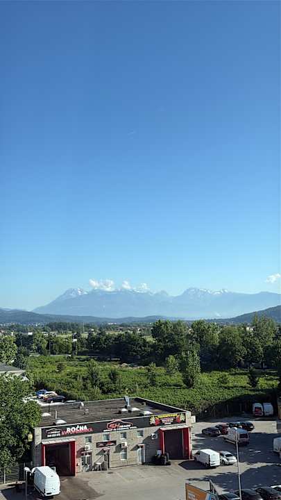 Ausblick Radisson Blu Plaza Hotel Ljubljana