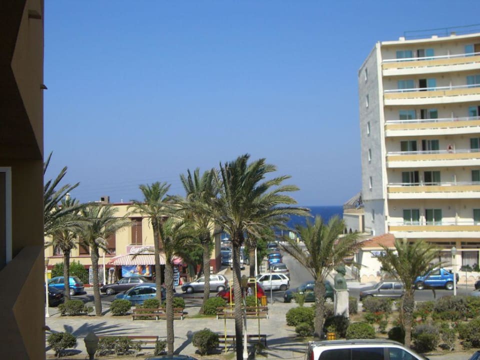 Blick vom Balkon Ibiscus Hotel Rhodos