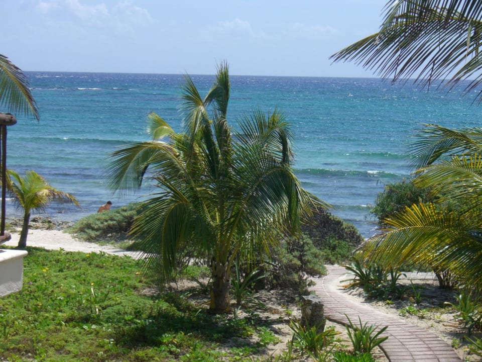 Weg zum Strand Akumal Bay Beach & Wellness Resort