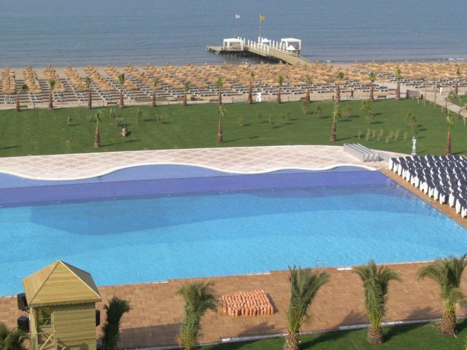 Pool von oben Voyage Belek Golf & Spa