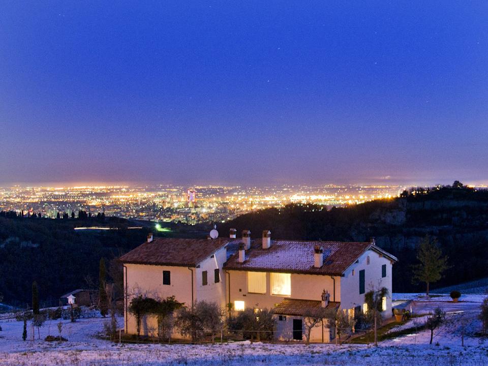 Cà Bianca di notte B&B Cà Bianca dell'Abbadessa