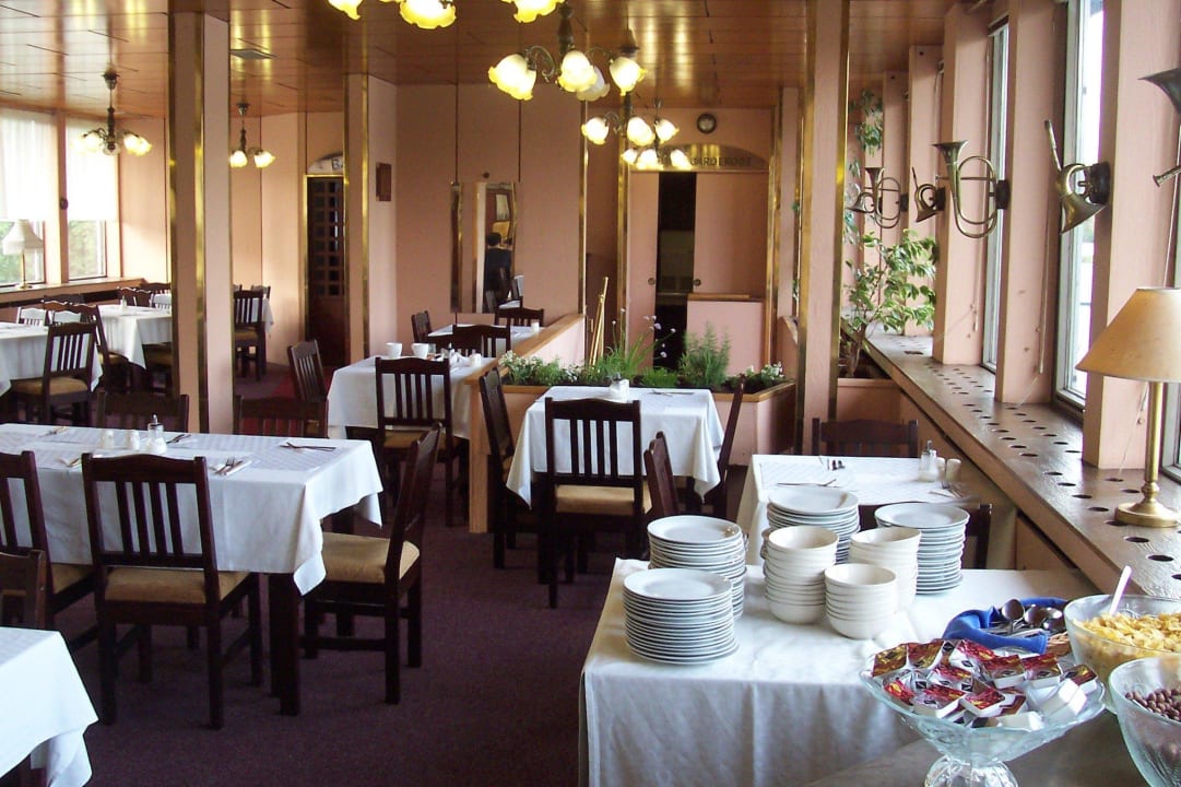 Blick ins Restaurant, Frühstücksraum Botel Racek