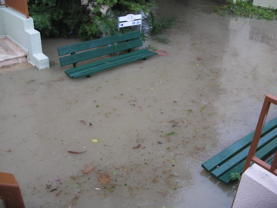 So stand das Wasser von 07.00 Uhr - ca. 14.00 Uh VONRESORT Golden Beach