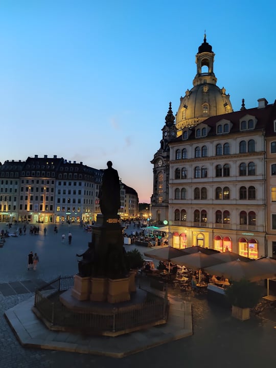 Ausblick Steigenberger Hotel de Saxe