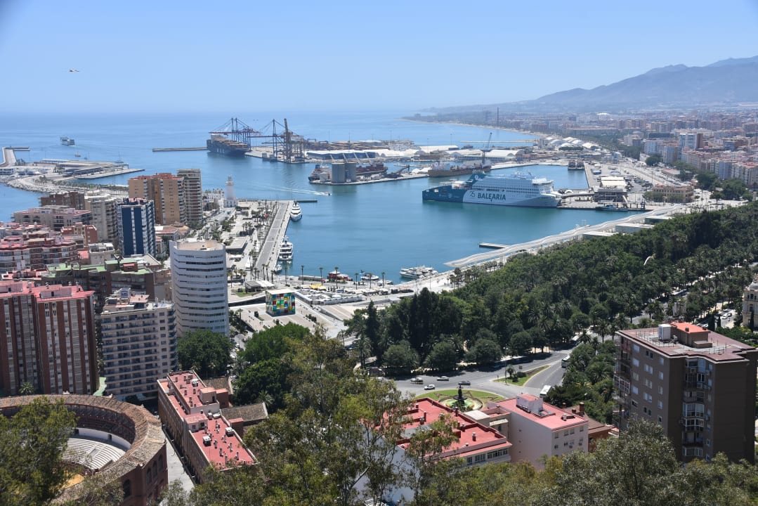 Ausblick Hotel Parador de Malaga Gibralfaro