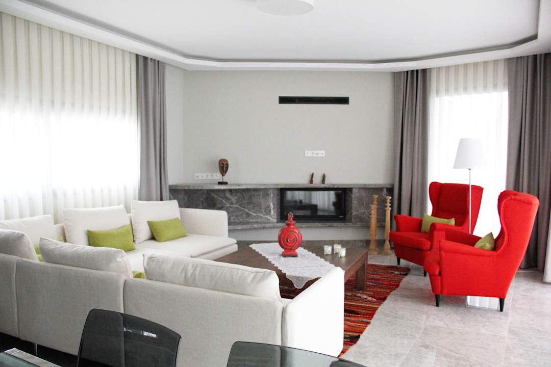 Living Room  RetrON Residence