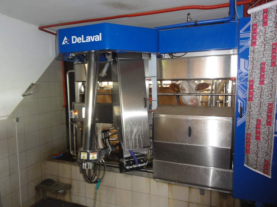 Die elektrische Milchpumpanlage Ferienwohnungen Riepertinger Langhof