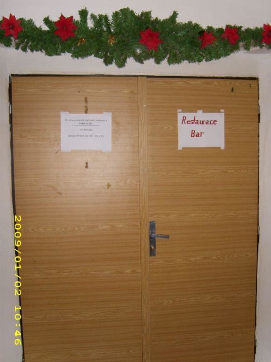 Eingang Restaurant Hotel Javor
