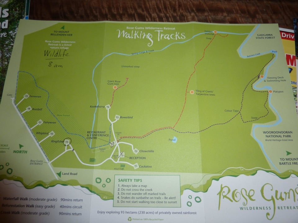 Übersicht Rose Gums Wilderness Retreat