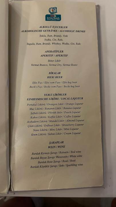 Gastro Sunis Kumköy Beach Resort Hotel & Spa