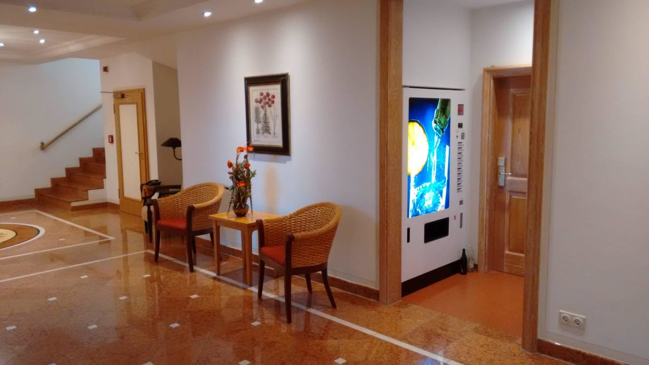 Getränke - Automat im Untergeschoss Thermenhotel Quellenhof