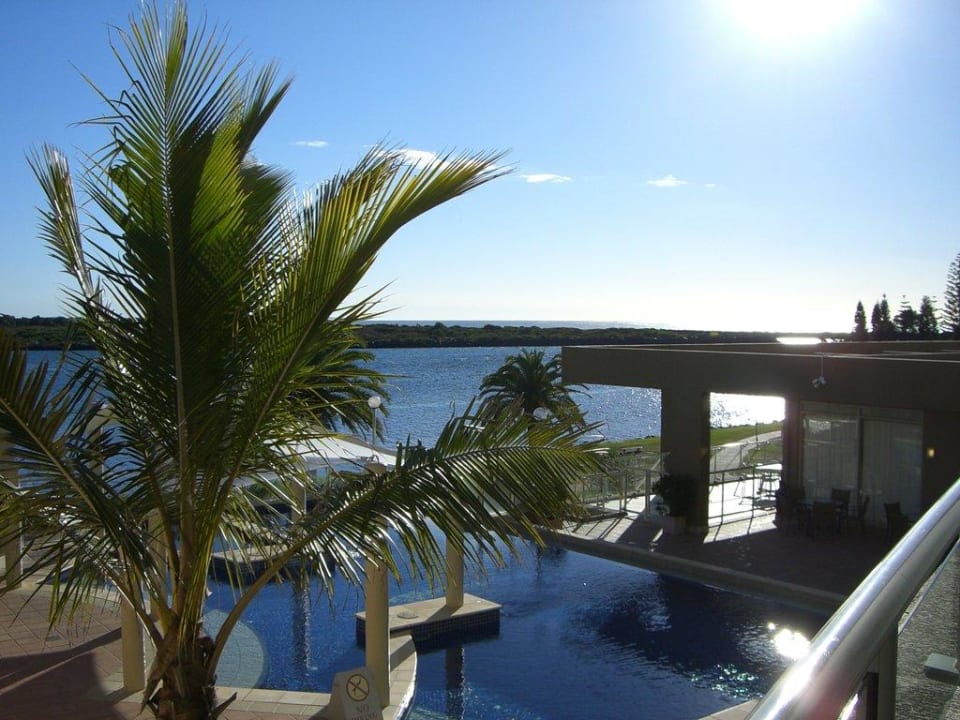 Ausblick aus unserem Zimmer Hotel Rydges Port Macquarie